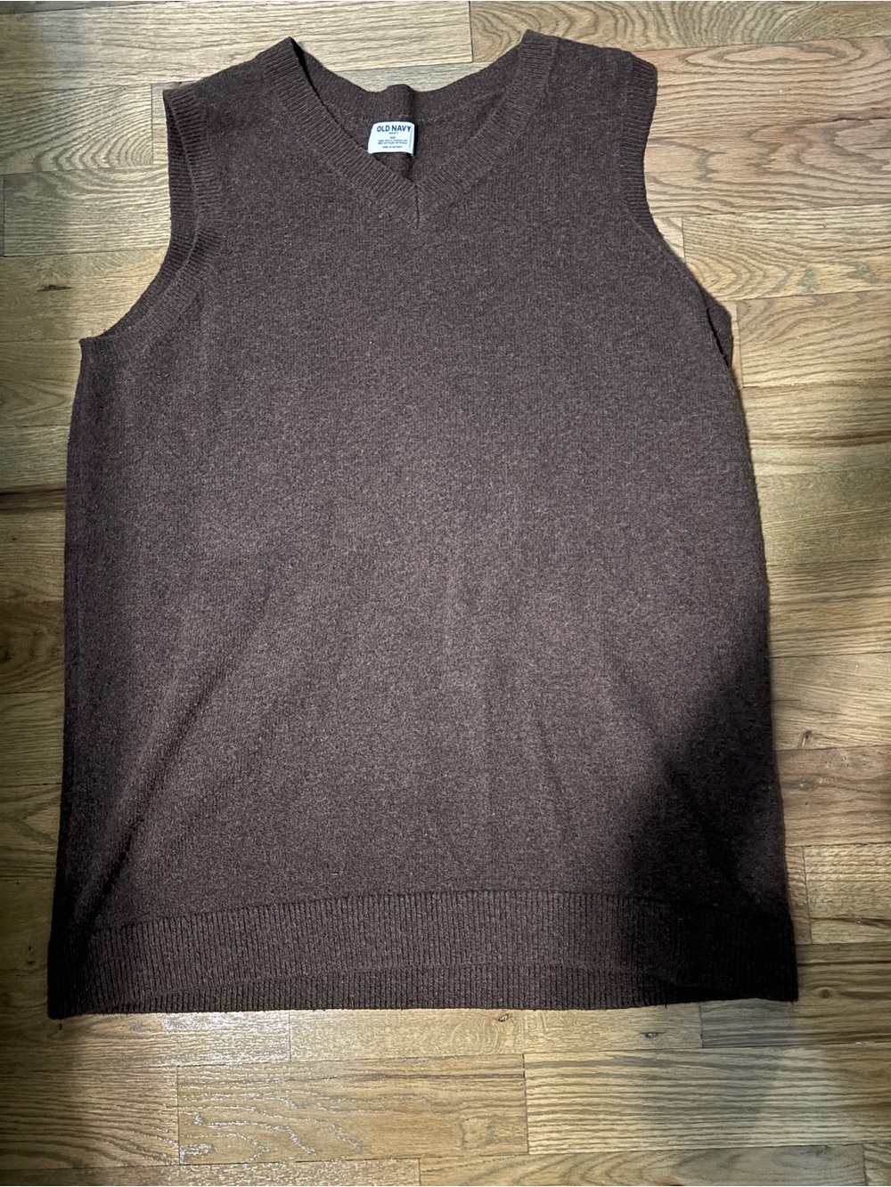 Old Navy Dark Brown V-Neck Sweater Vest